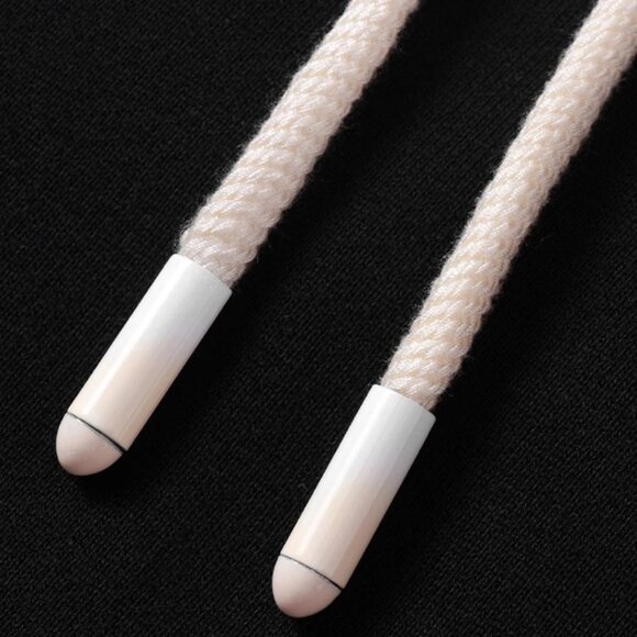 B.Sure Black High Waist Casual Pants With Cuffs - Picture 3 of 4